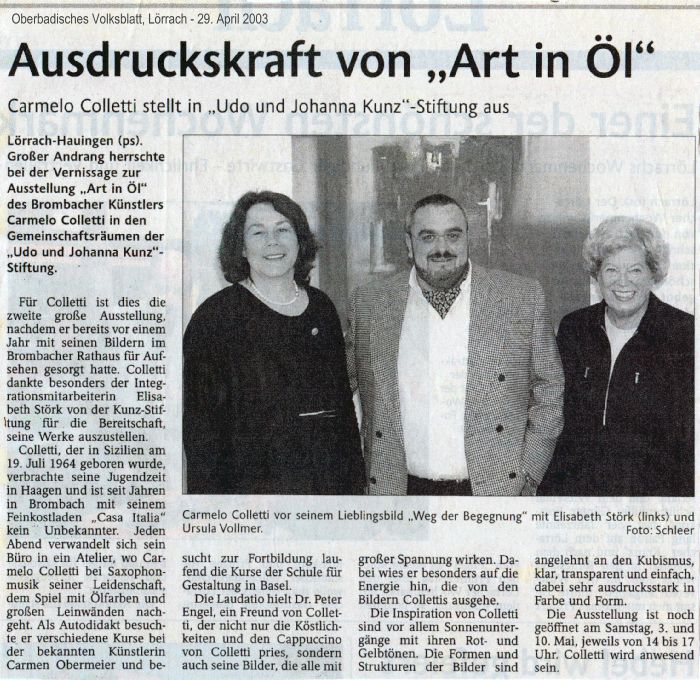 Zeitungsartikel